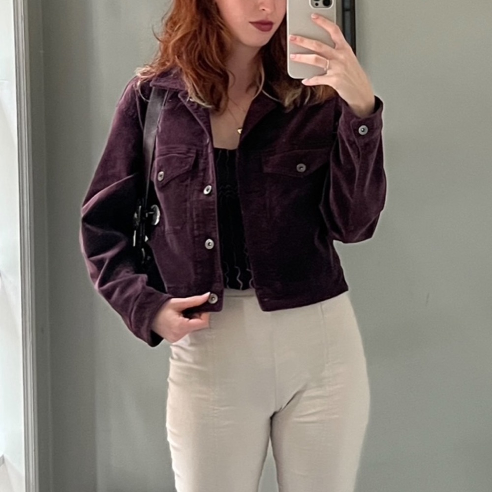 Cropped UNIQLO Corduroy Jacket